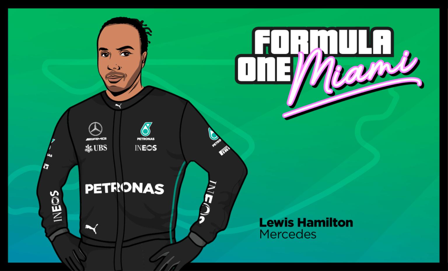 2 - F1 Miami Vice City - Hamilton
