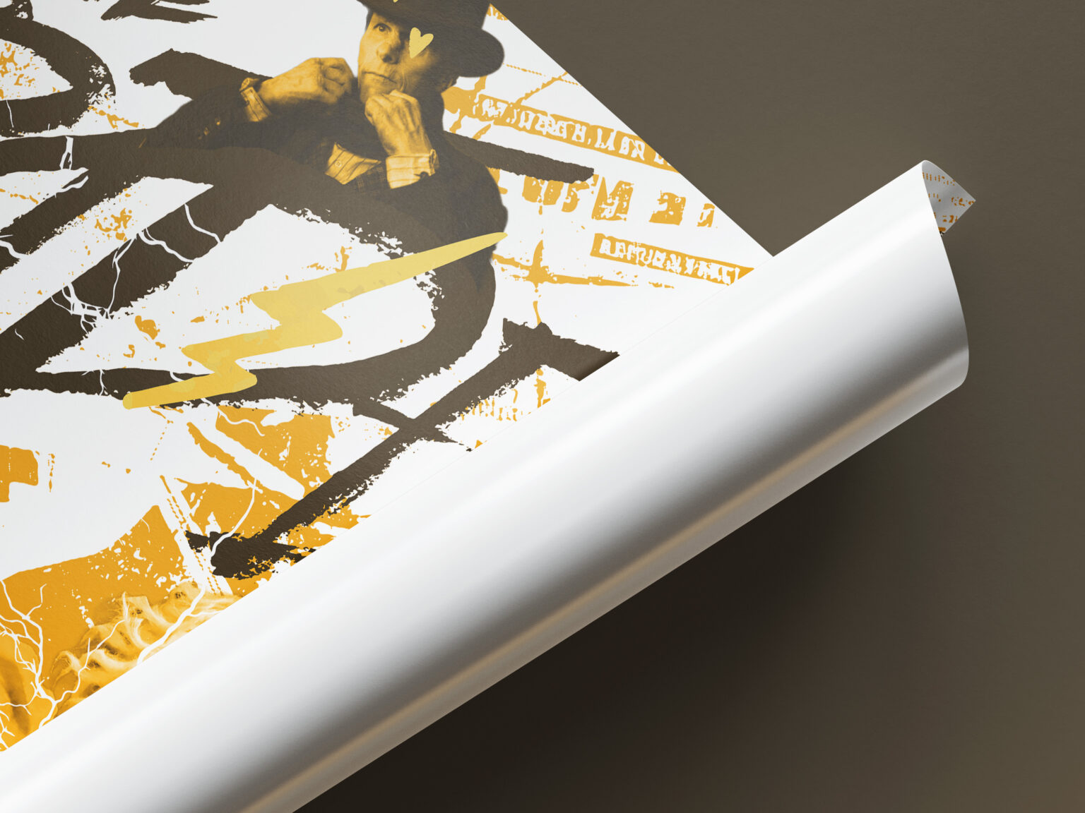 Bride Poster Rolled Mock up1
